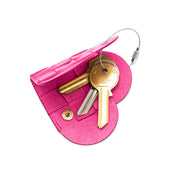 Elskling Key Ring | Leather | Hot Pink