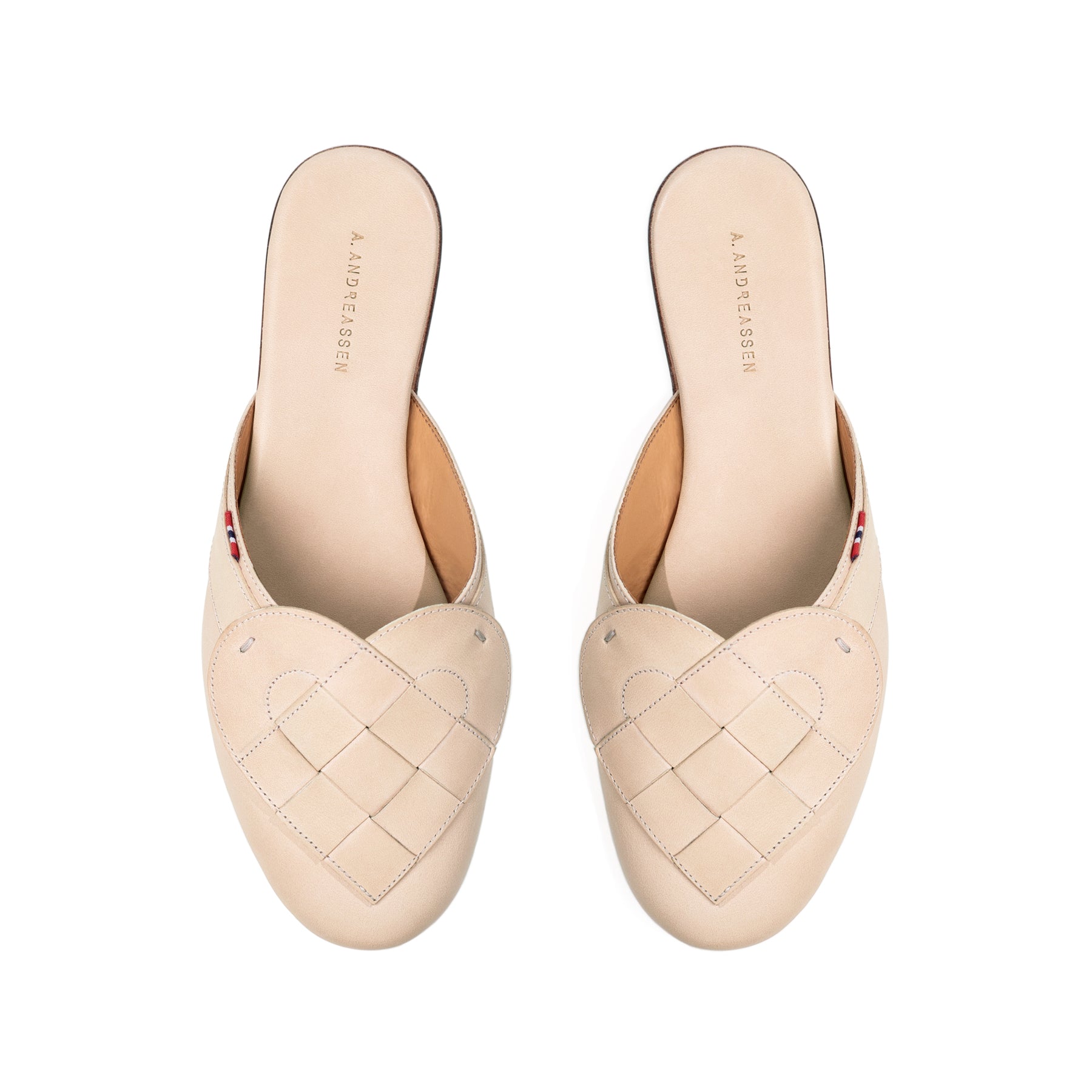 Flat nude mules sales