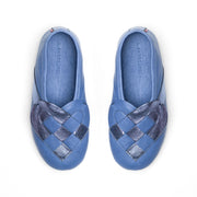 "Lille Elskling" Girls Leather Slippers | Baby Blue