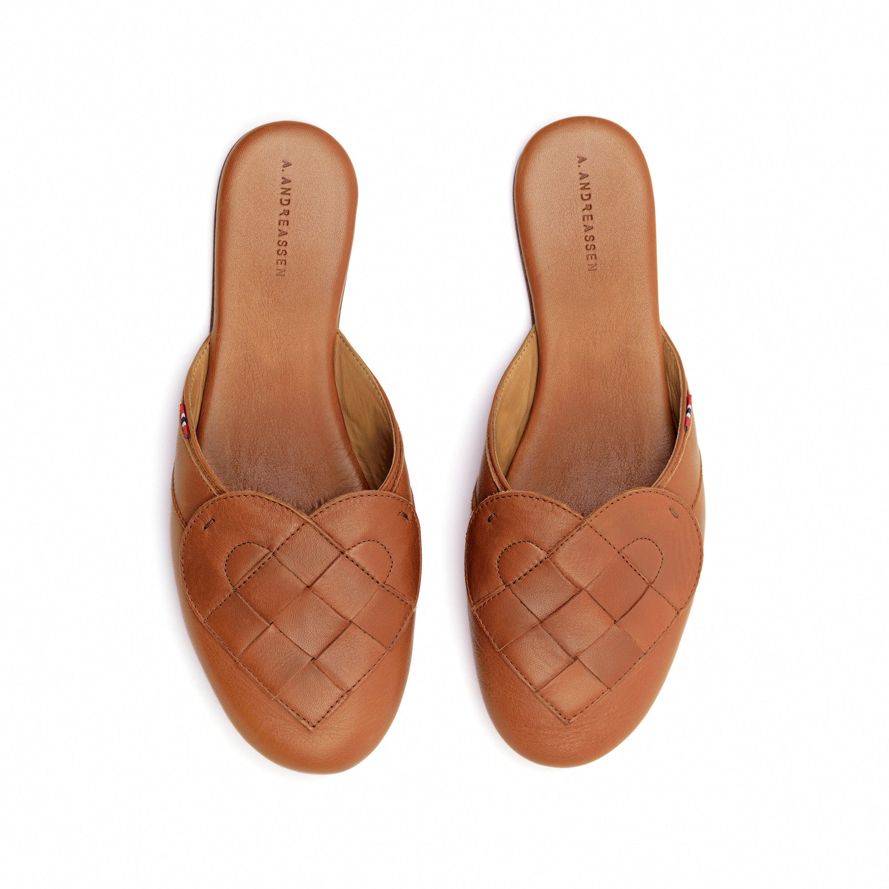 Tan cheap mule slides