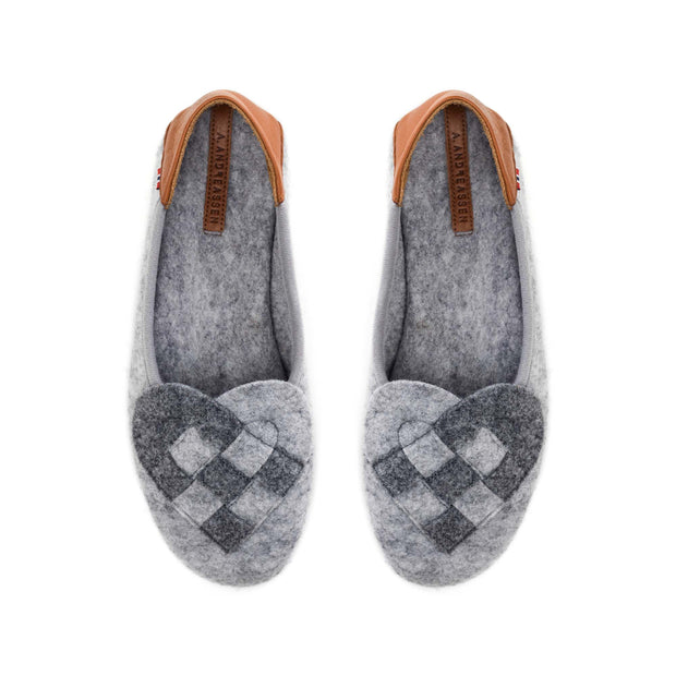 Elskling Slipper | Felt | Light Grey