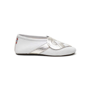 "Lille Elskling" Girls Leather Slippers | White