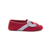 "Lille Elskling" Girls Felt Slippers | Red