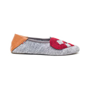 Elskling Slipper | Felt | Grey/Red