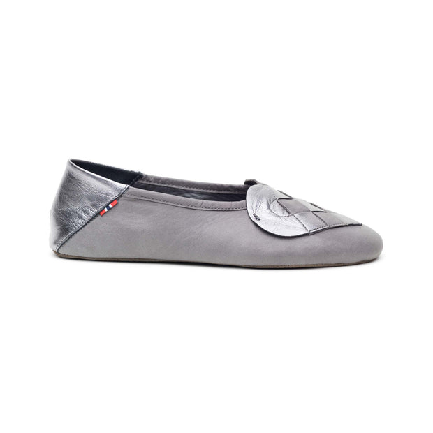 Elskling Slipper | Soft Leather | Slate Grey