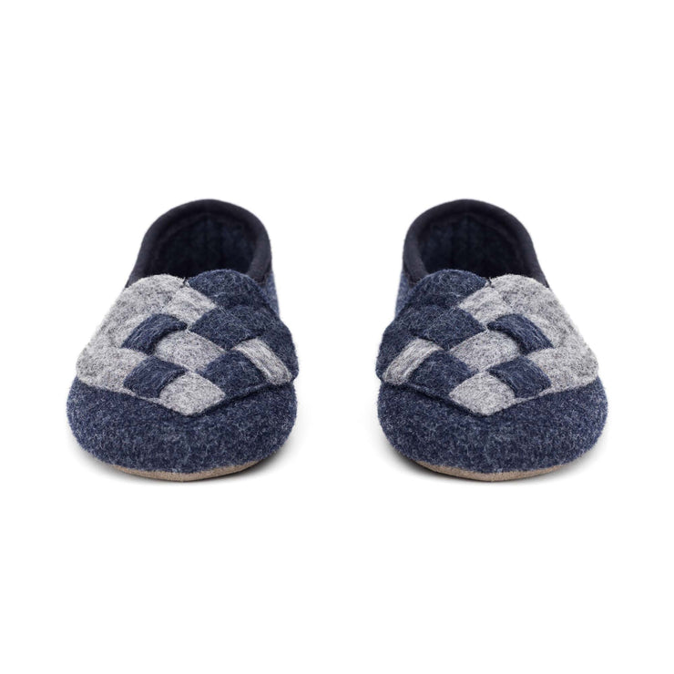 "Lille Elskling" Girls' Felt Slippers | Blue