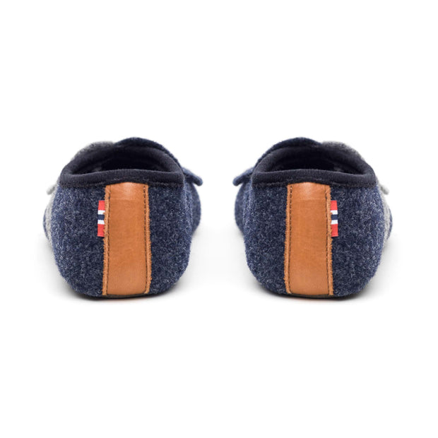 "Lille Elskling" Girls' Felt Slippers | Blue