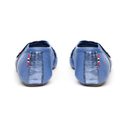 "Lille Elskling" Girls Leather Slippers | Baby Blue