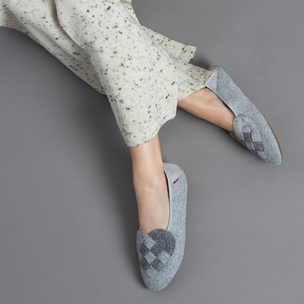 Elskling Slipper | Felt | Grey