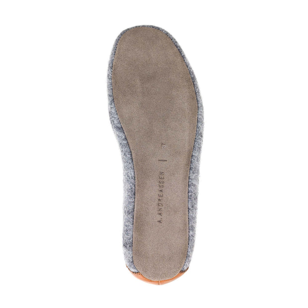 Elskling Slipper | Felt | Grey/Red