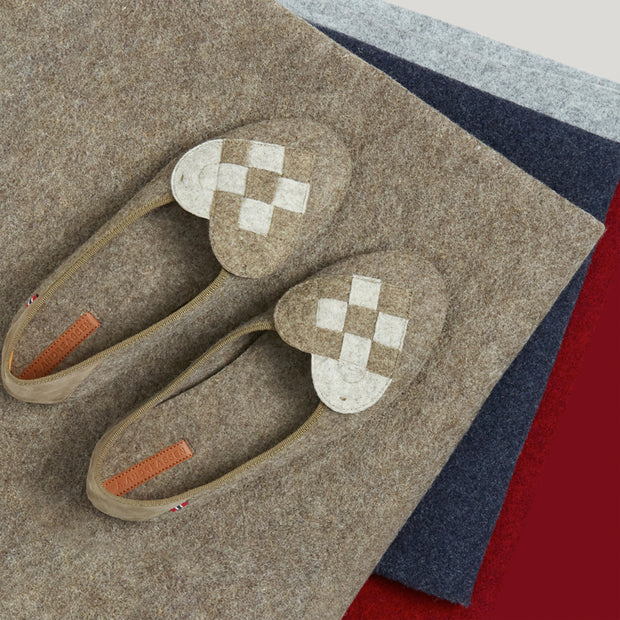 Elskling Slipper | Felt | Oatmeal