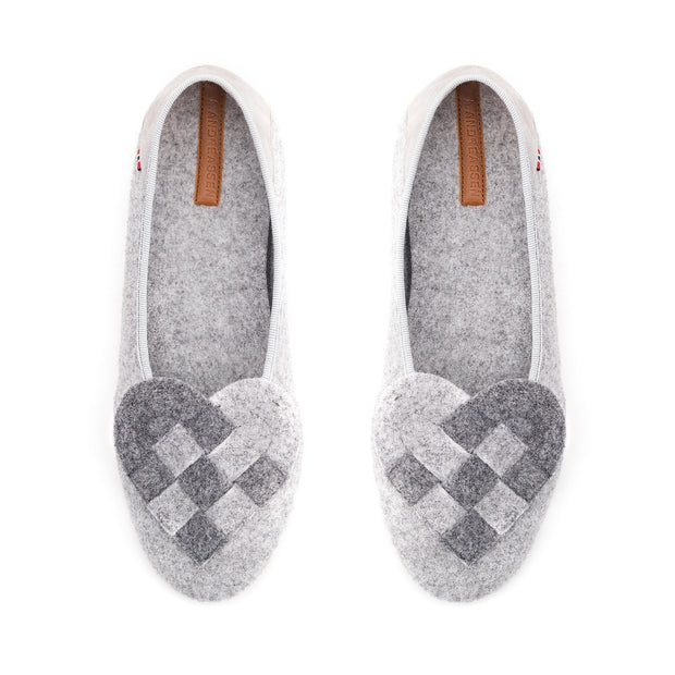 Elskling Slipper | Felt | Grey