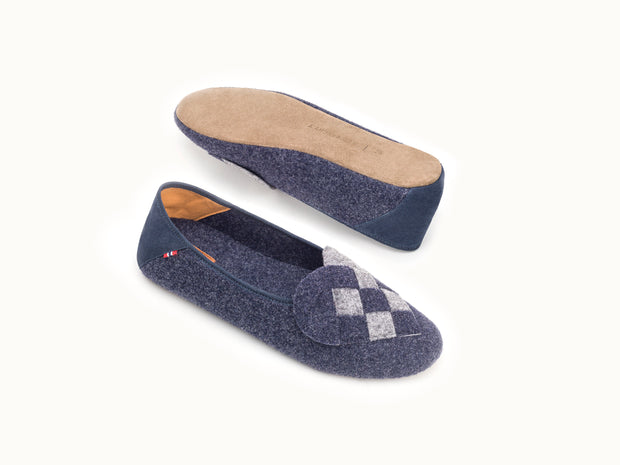 Elskling Slipper | Felt | Navy