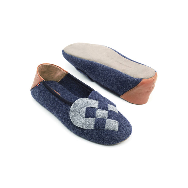 Elskling Slipper | Felt | Blue