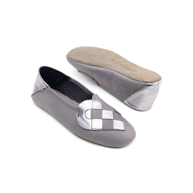 Elskling Slipper | Soft Leather | Slate Grey