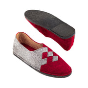 Henrik | Slippers | Wool Felt | Lingonberry