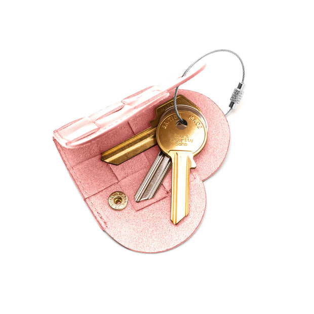 Elskling Key Ring | Leather | Blush