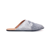 Henrik |  Men's Mule / Slip-On  | Wool Felt | Grey