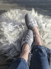 Henrik | Slippers | Wool Felt | Grey