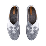 Henrik | Men's Slippers | Wool Felt | Grey