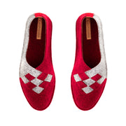 Henrik | Slippers | Wool Felt | Lingonberry