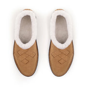 Henrik | Men's Shearling Slippers | Suede & Shearling | Tobacco