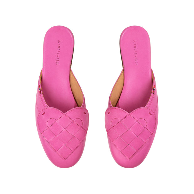 Elskling Mule | Leather | Hot Pink