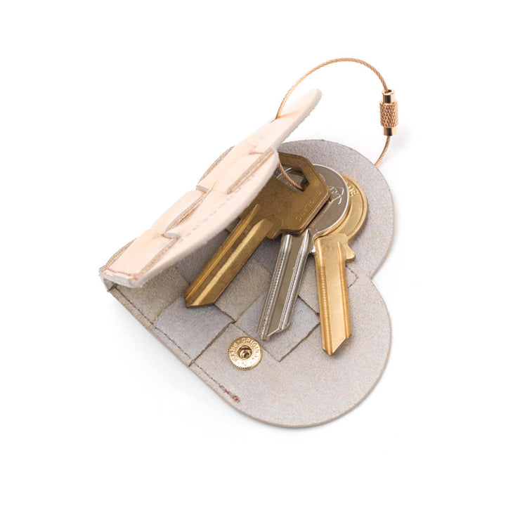 Elskling Key Ring | Leather | Rose Gold